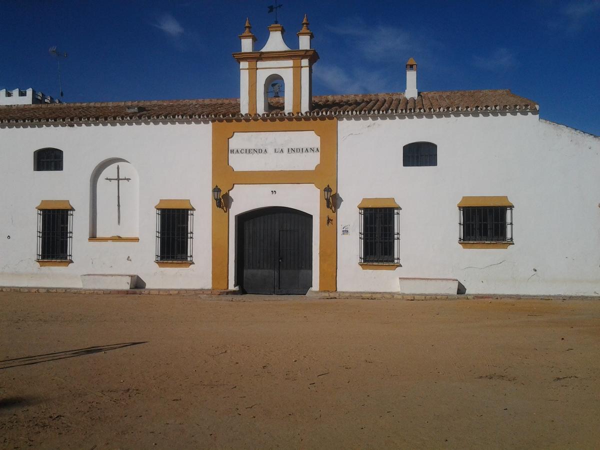 Отель Hacienda La Indiana Лос-Паласьос-и-Вильяфранка Экстерьер фото